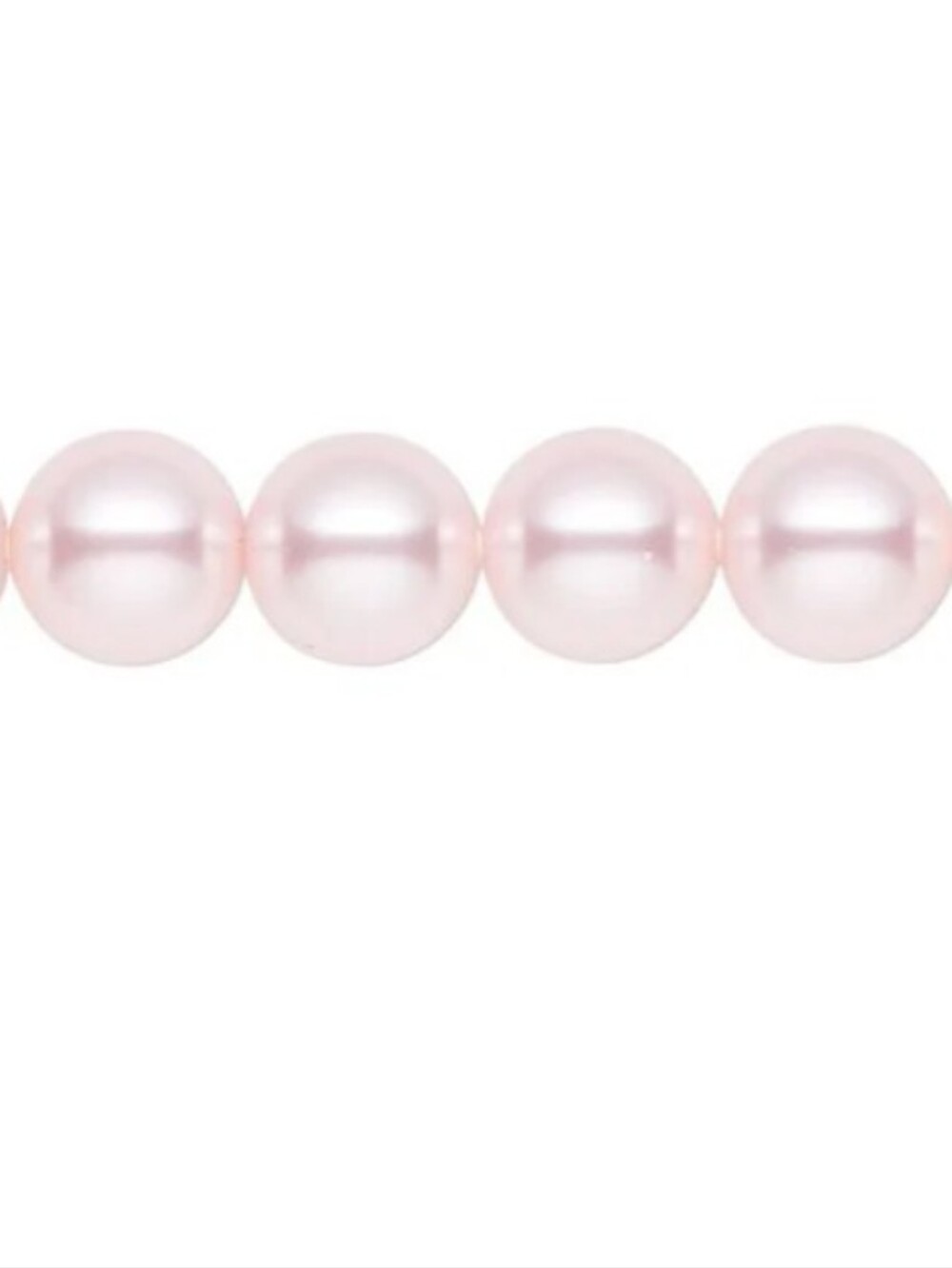 2/$15 12mm Crystal Pearl Rosaline Round Beads 10ct H20-1059GP